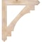 Ekena Millwork Merced Arts & Crafts Smooth Bracket, Douglas Fir, 5 1/2"W x 44"D x 48"H BKT06X44X48MRC03SDF - alternate 2
